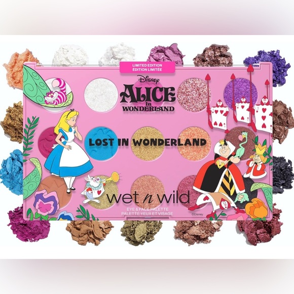 Disney Alice In Wonderland Wet & Wild Tea Anyone? Eye & Face Bronzer Palette Set - Picture 6 of 11